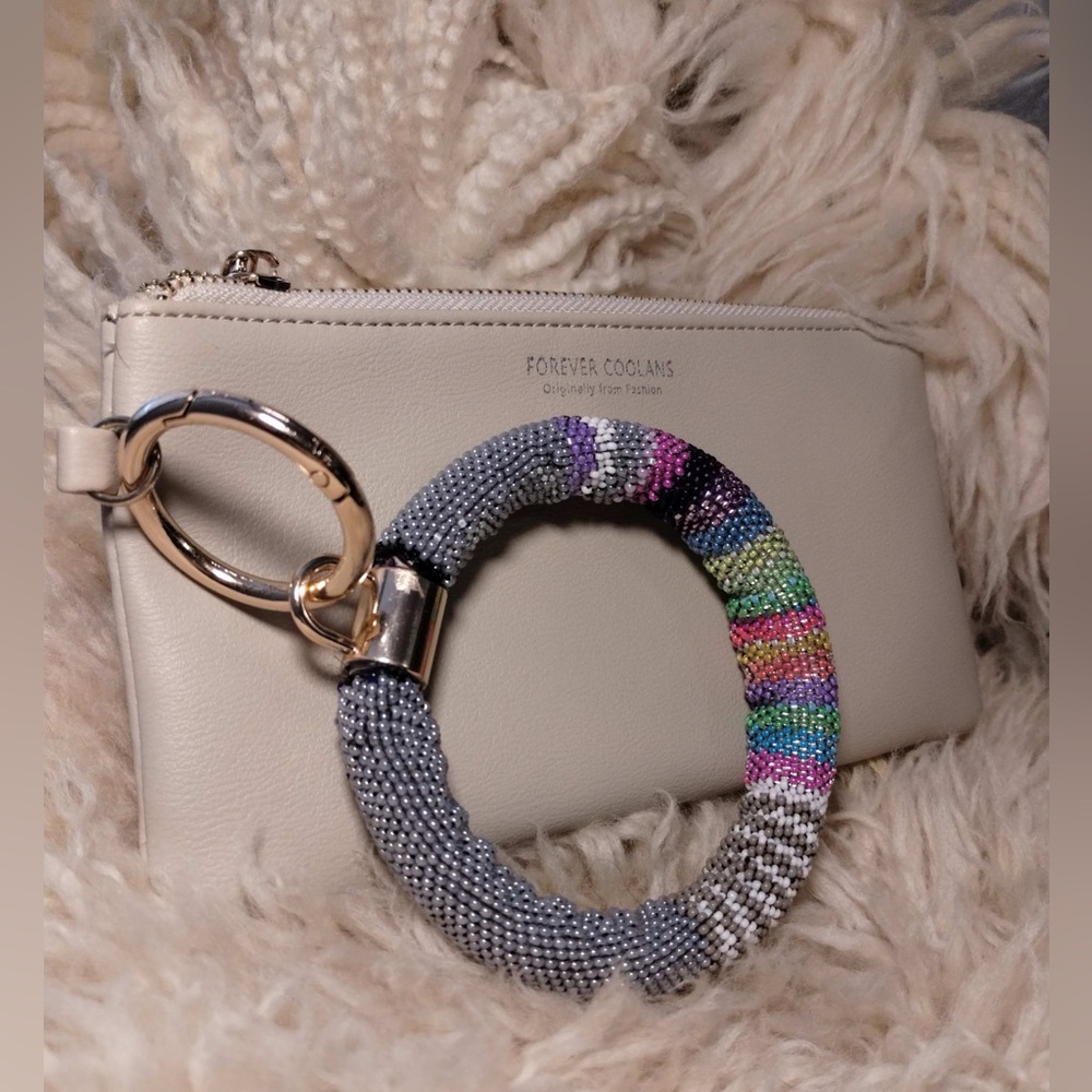 Custom Beaded wristlet